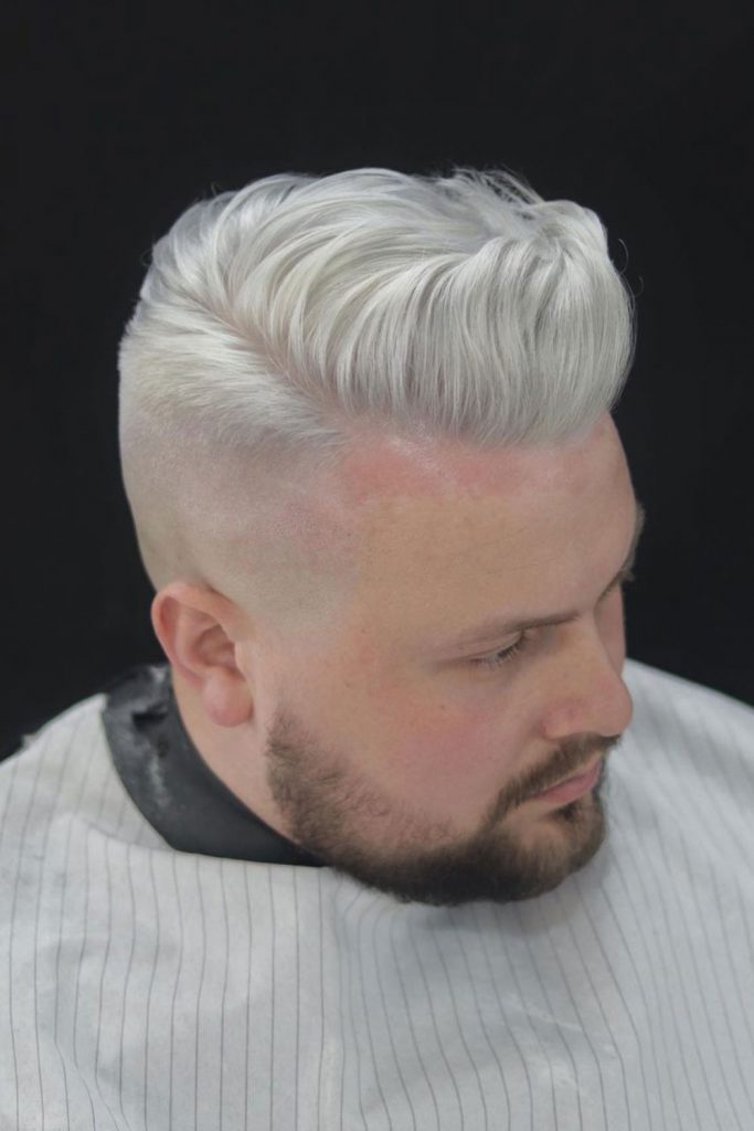 Side Parted Style Undercut Men