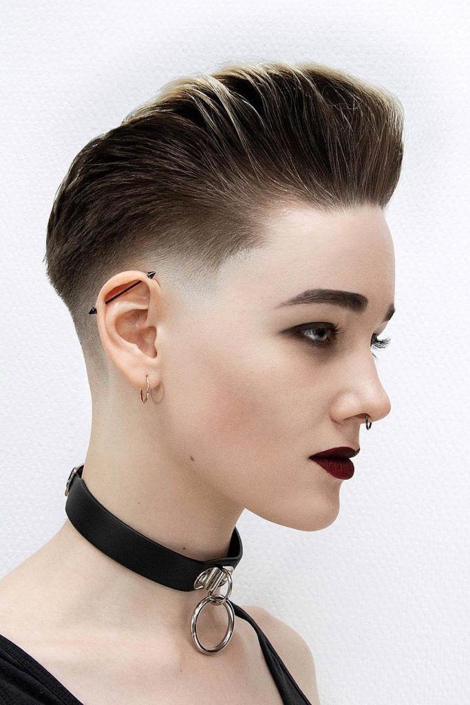 Taper Hair with Faux Hawk Top