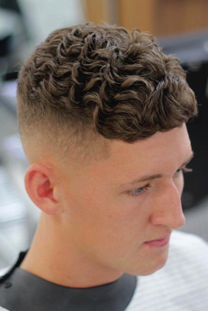 best mens hairstyles curly fade