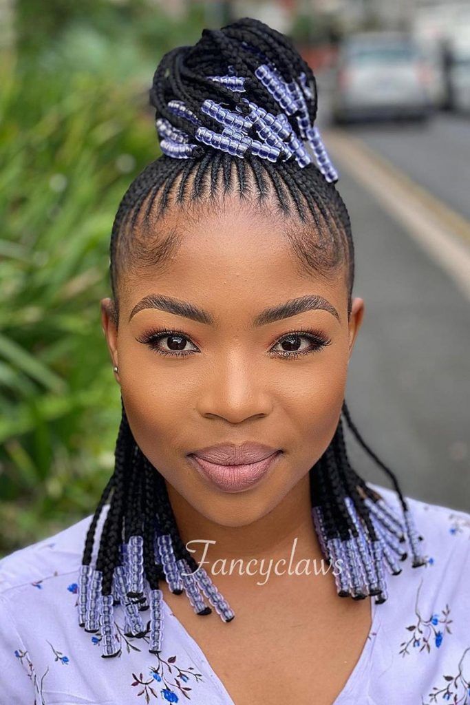 A Micro Braided Top Knot 