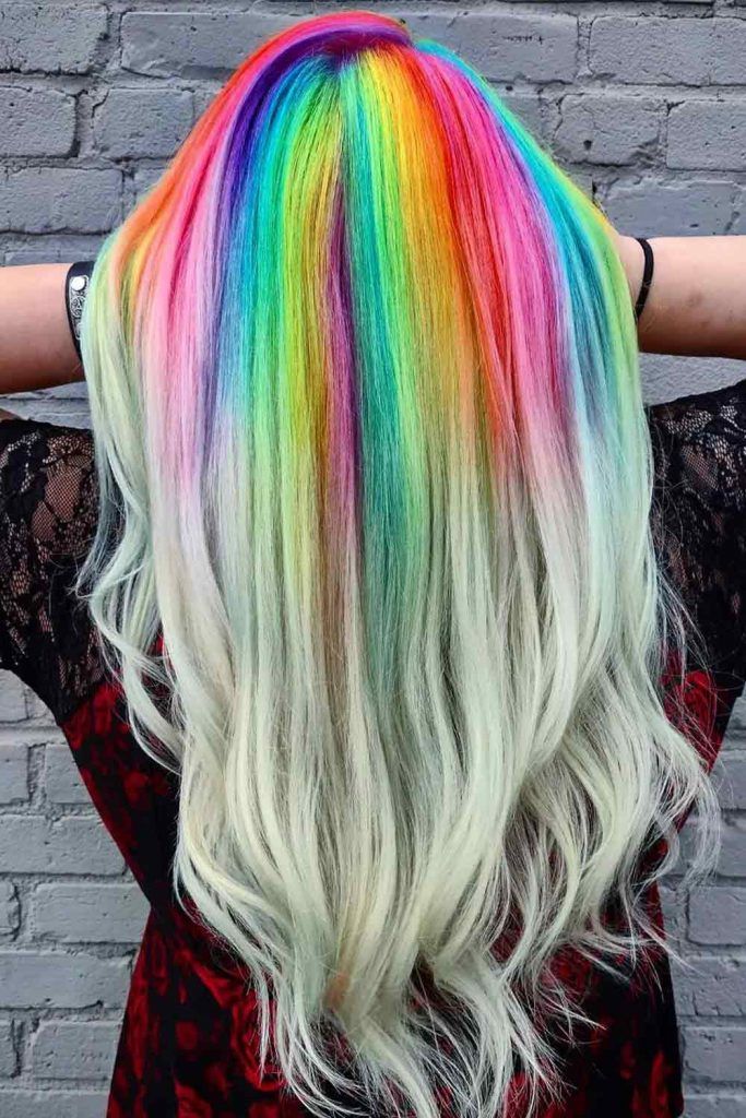 Rainbow Balayage