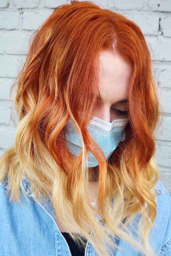 natural red orange hair