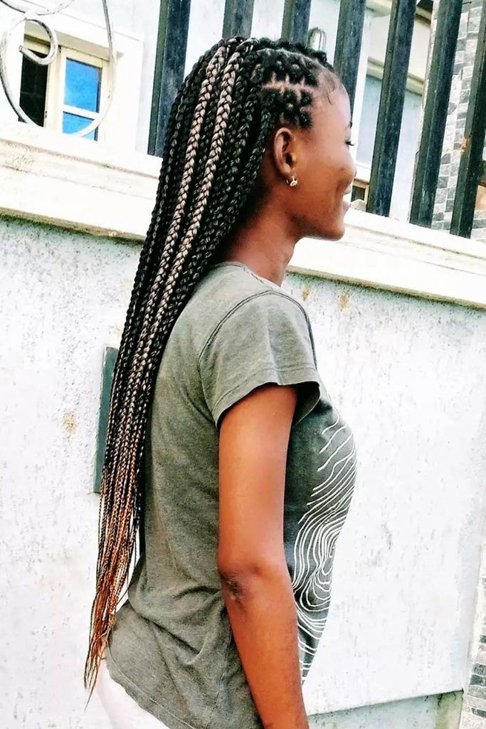 Criss-Cross Knotless Box Braids