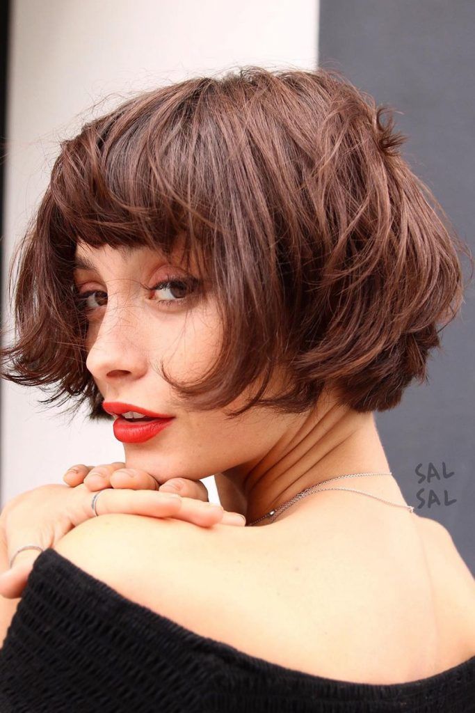 51 Most EyeCatching Bob Haircuts with Bangs for a Fresh Makeover