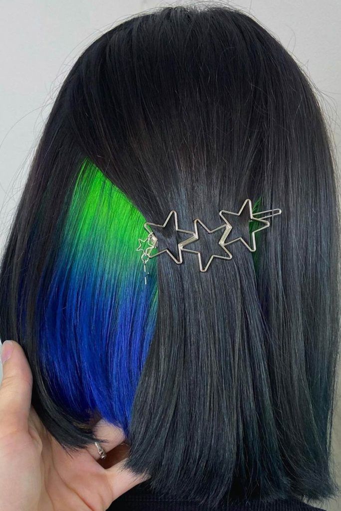 The Magical Power of Vibrant Underdye Hair Trend - Love Hairstyles