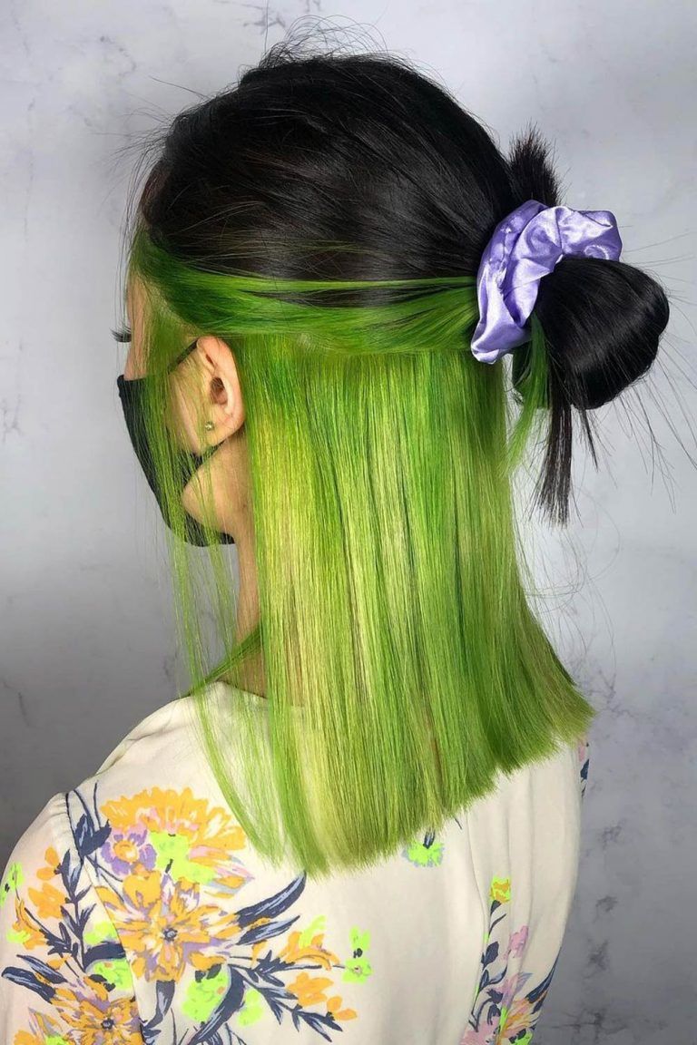 The Magical Power of Vibrant Underdye Hair Trend - Love Hairstyles