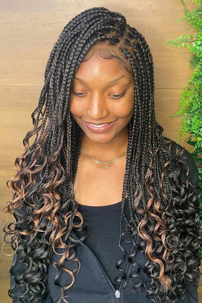 Micro Braided Coi Leray Hair