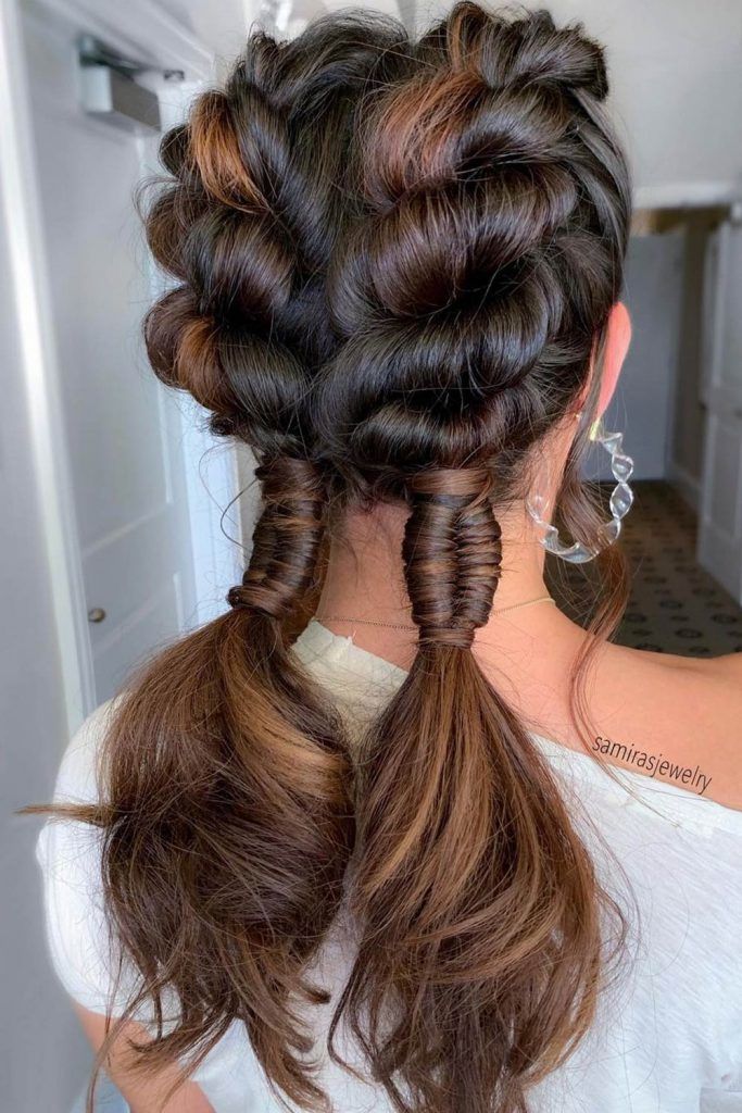  Feel free to experiment with different braiding styles, like a ladder braid, waterfall braid, French braid, etc.