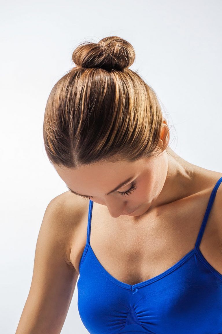 Sporty Hairstyles Yoga Pilates Style Bun 768x1152 