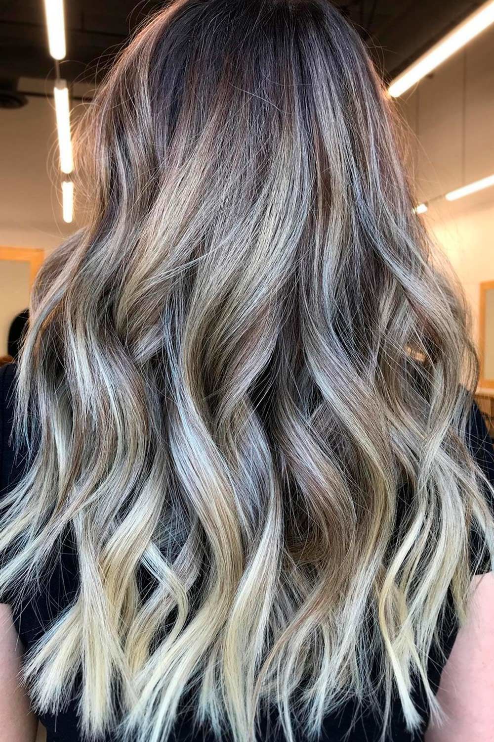 Perfect Ash Blonde Balayage