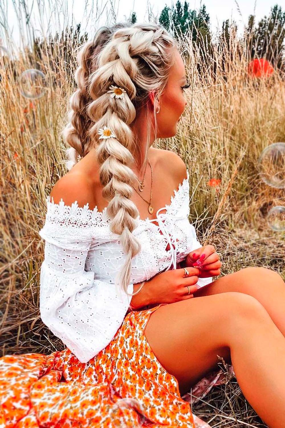 Beautiful French Braided Hairstyles