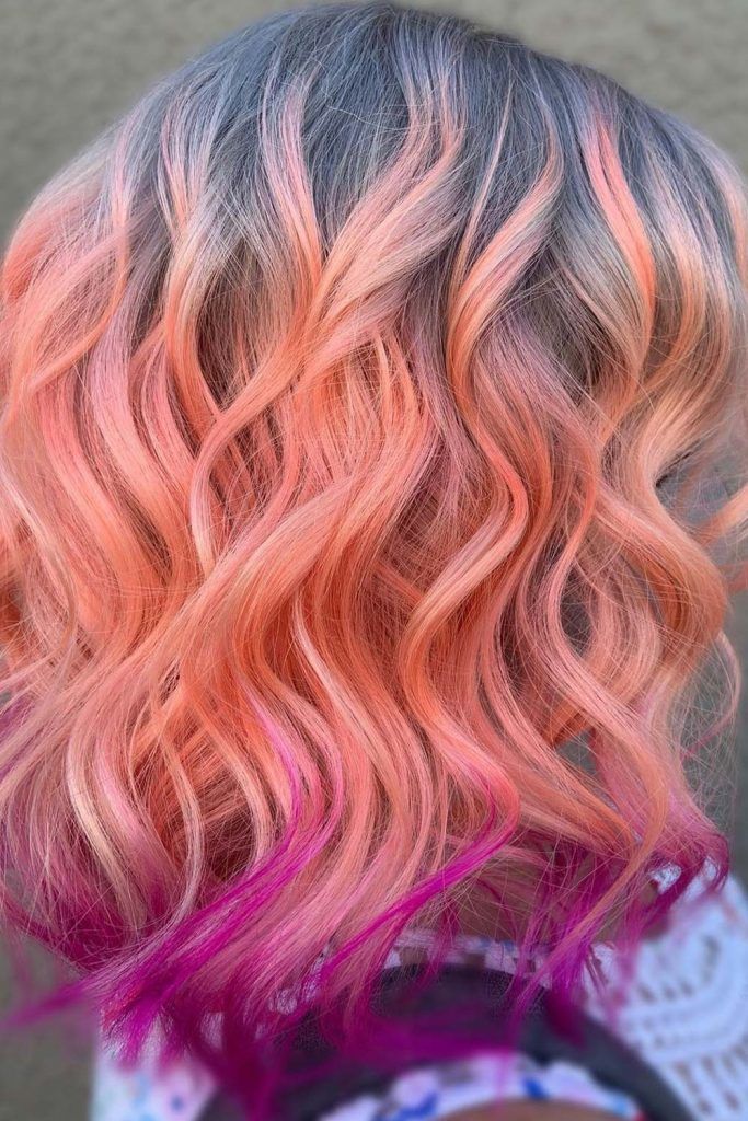 Stunning Peachy Ombre Looks