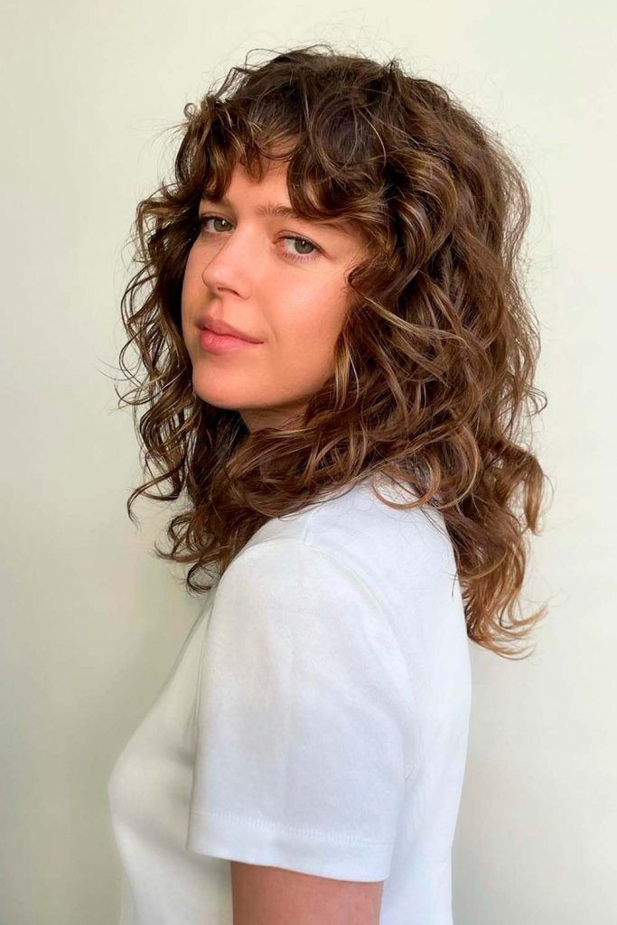 Spot Perm For Layered Medium Hair