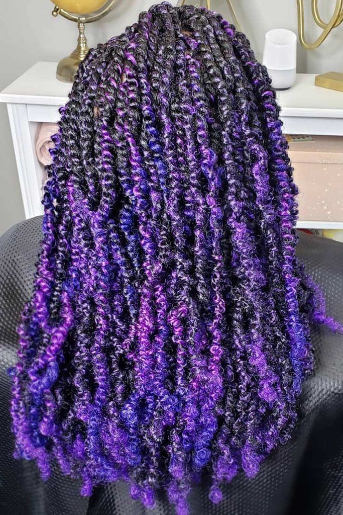 Colored Spring Twist Crochet Hair