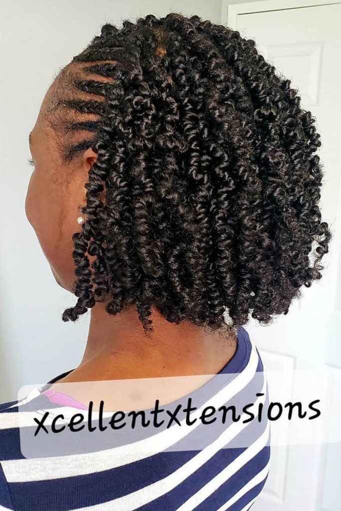Passion Twist Short Bob and Cornrows Hairstyles