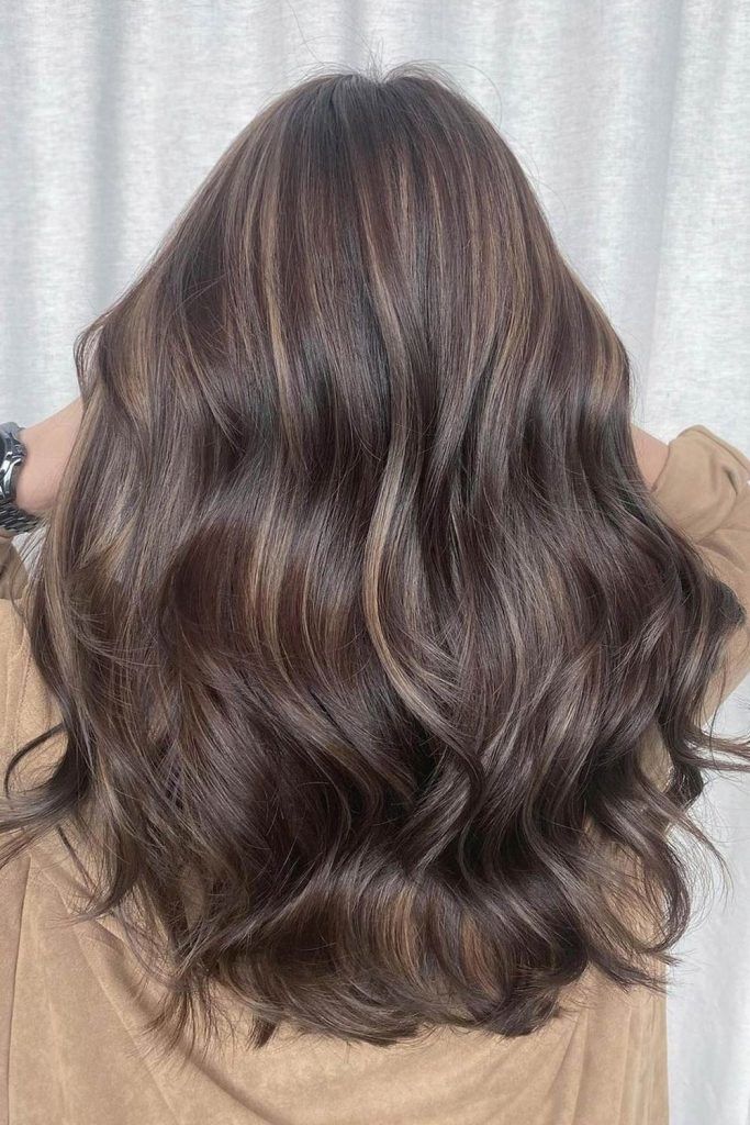 Step Cutting Brown Hair