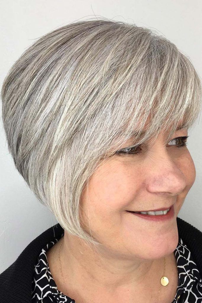 Inverted Bob With Layered Bang