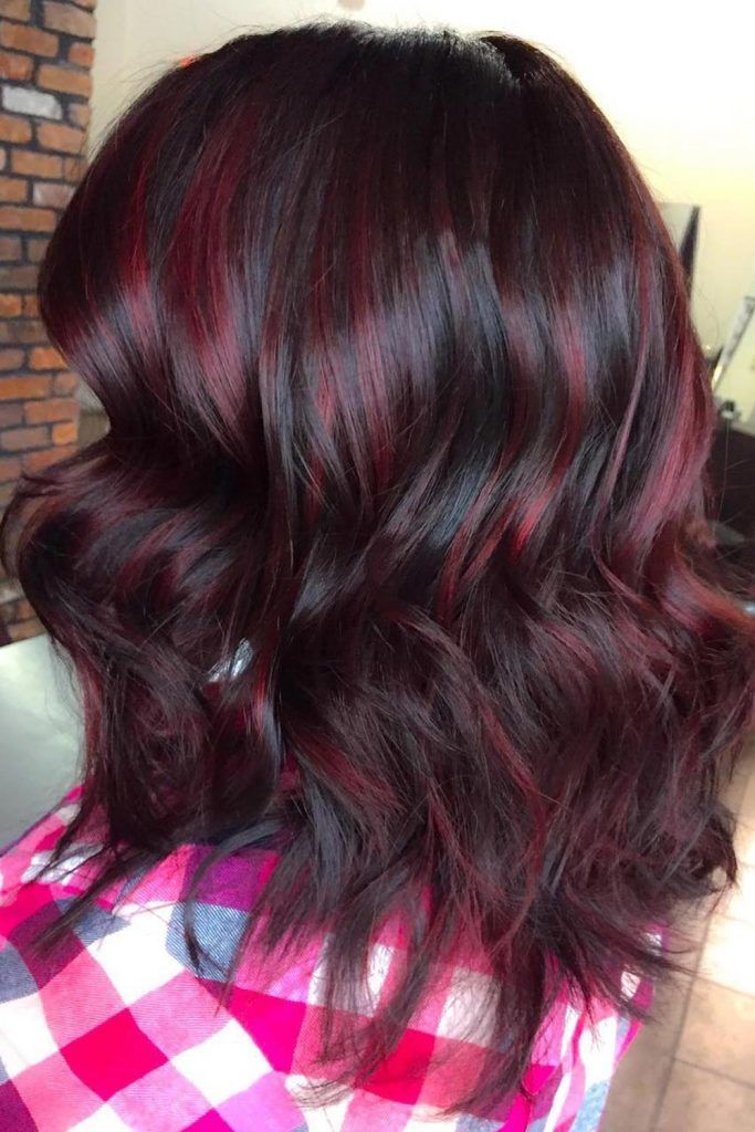 Burgundy Hair Hues with Cherry Undertones