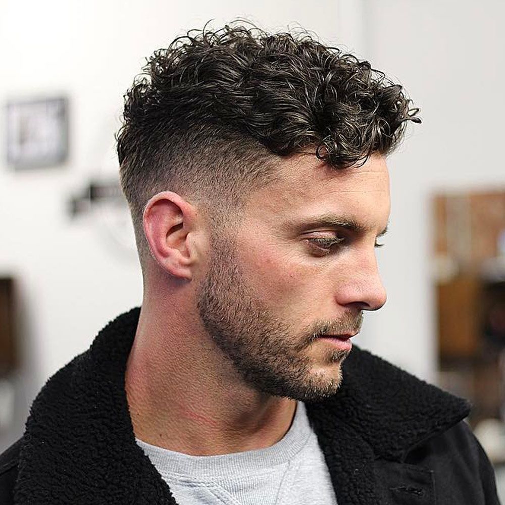 Faded Hairstyle For Curly Hair
