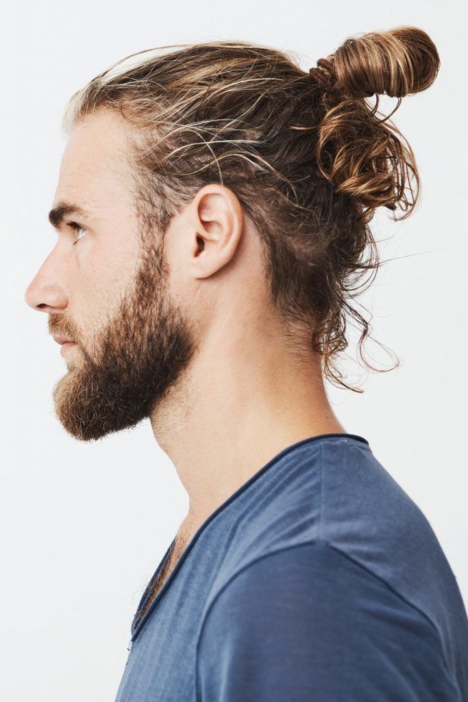 Impressive Man Bun Style For Long Hair