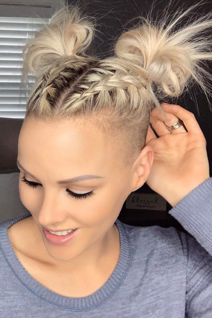 Braided Top Style With Short Sides