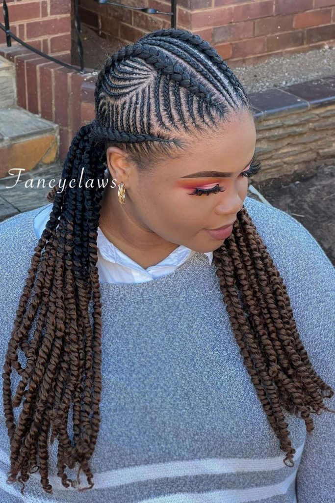 Super Tight Cornrow Braids Style