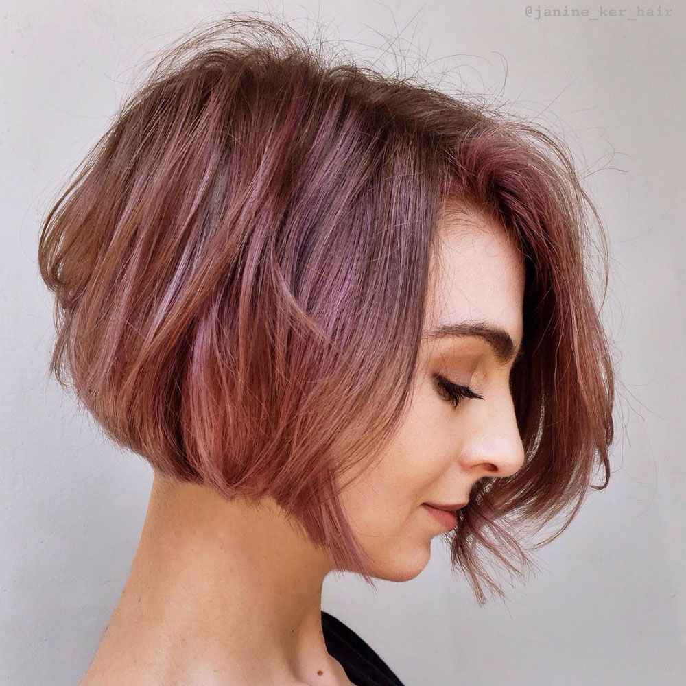 Chin-Length Bob With Layers