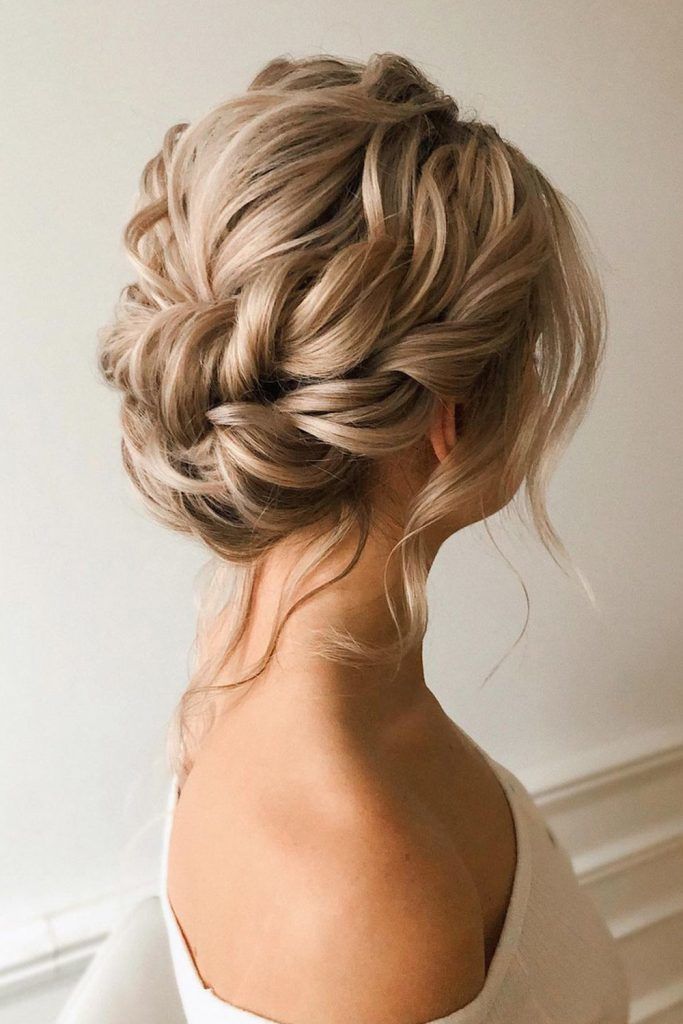 Magnetic Braided Updo with a Messy Touch