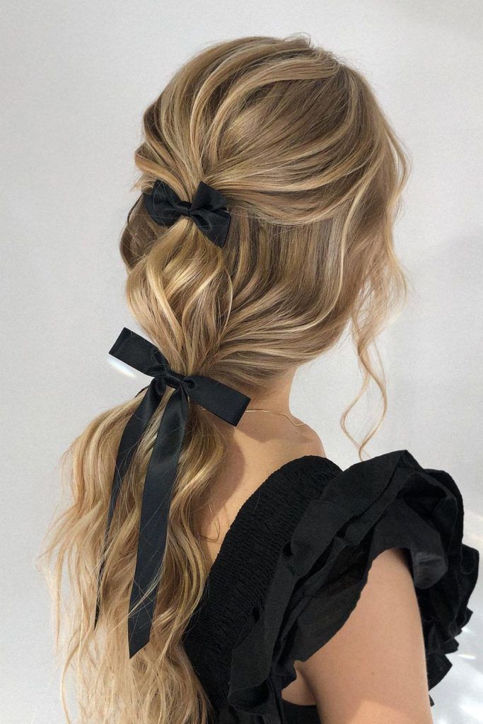 Simple Half-Updo with Accessories