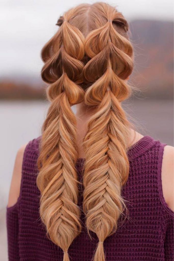 Dutch Fishtail Pigtails