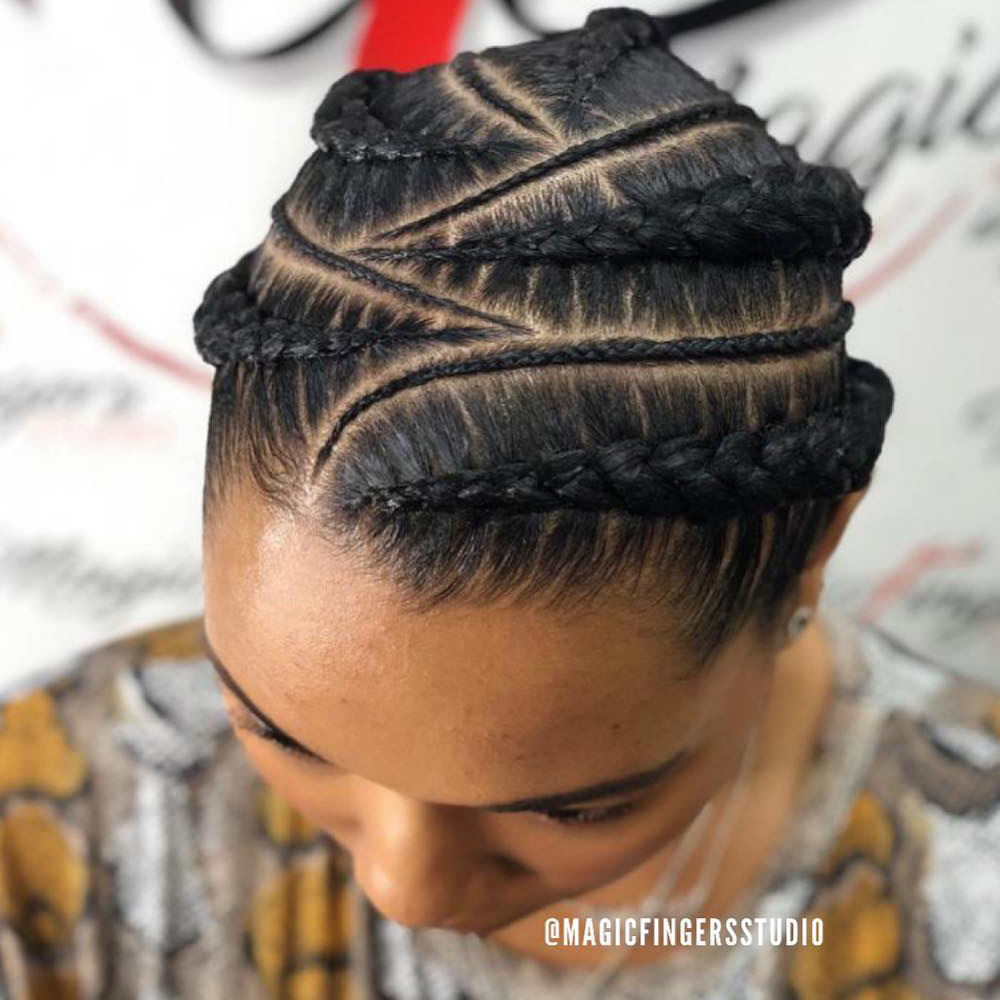 Thick And Thin Braids Combo