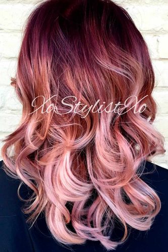 Peinados con corte en U para cabello largo