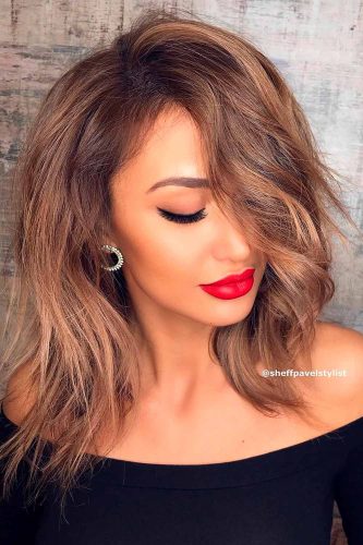 Cortes de pelo largos asimétricos