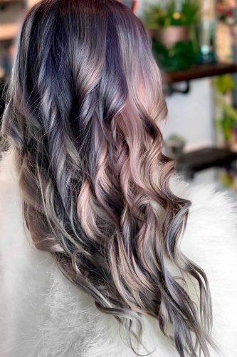 Peinados con corte en V para cabello largo