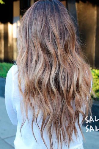 Peinados con corte en U para cabello largo