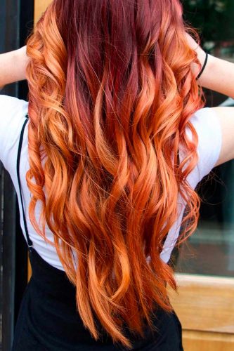 Peinados con corte en V para cabello largo