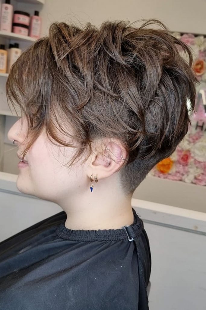 Long Pixie Cut For Round Face