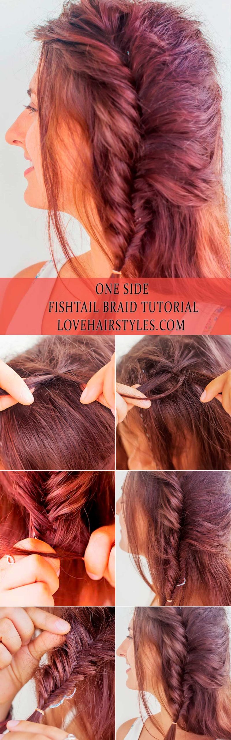 One Side Fishtail Braid