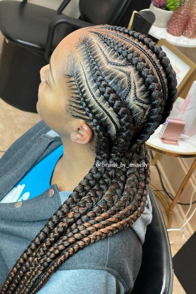 While it looks fun and creative, it does not require much effort on your or your braider’s part