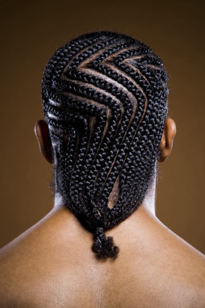 Mens zig zag braids are quite requested at the moment, too