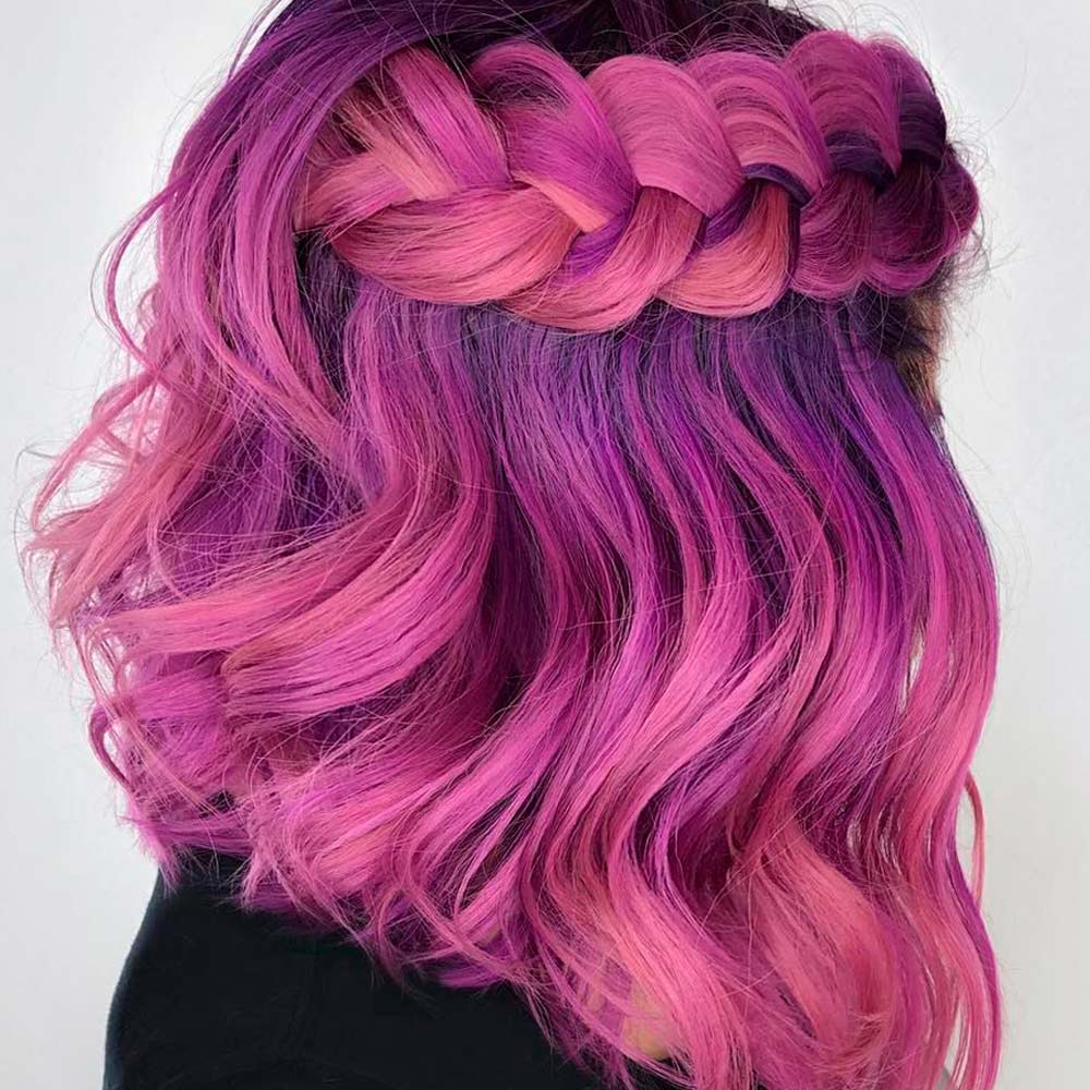 Purple Copper Braids