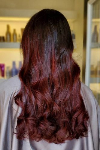 The Most Popular Shades Of Dark Red Hair For Distinctive Looks