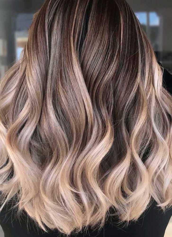 Warm Blonde Colors On Brown Hair