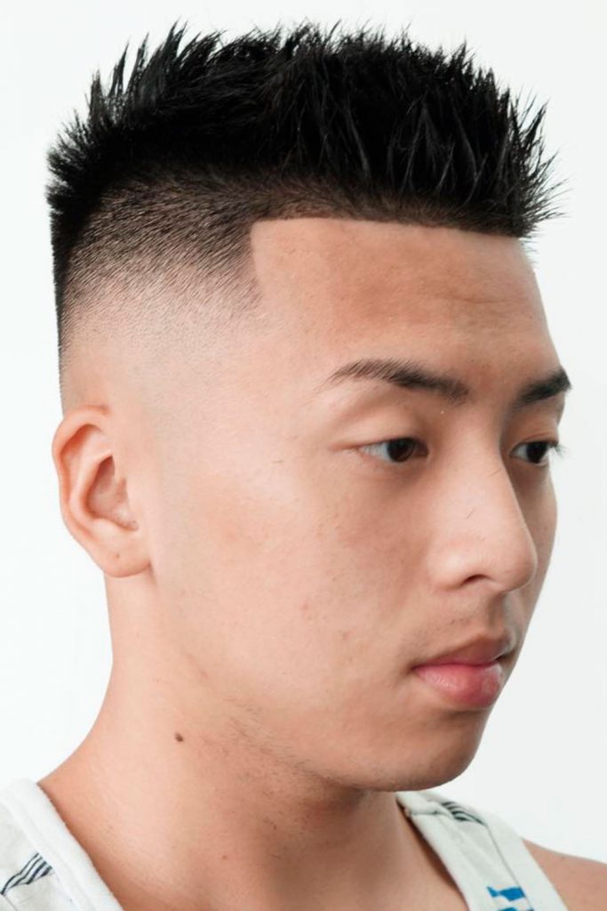 asian short hairstyle men