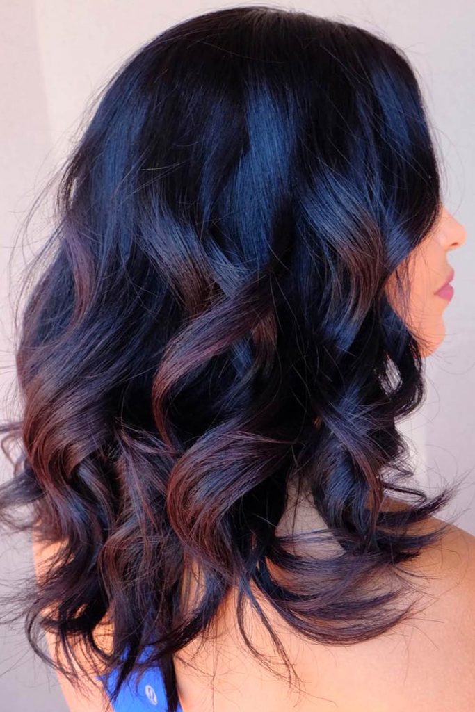 unique hair color for black hair