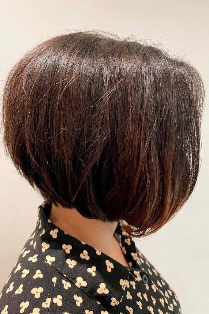 Asymmetrical Triangular Graduated Bob