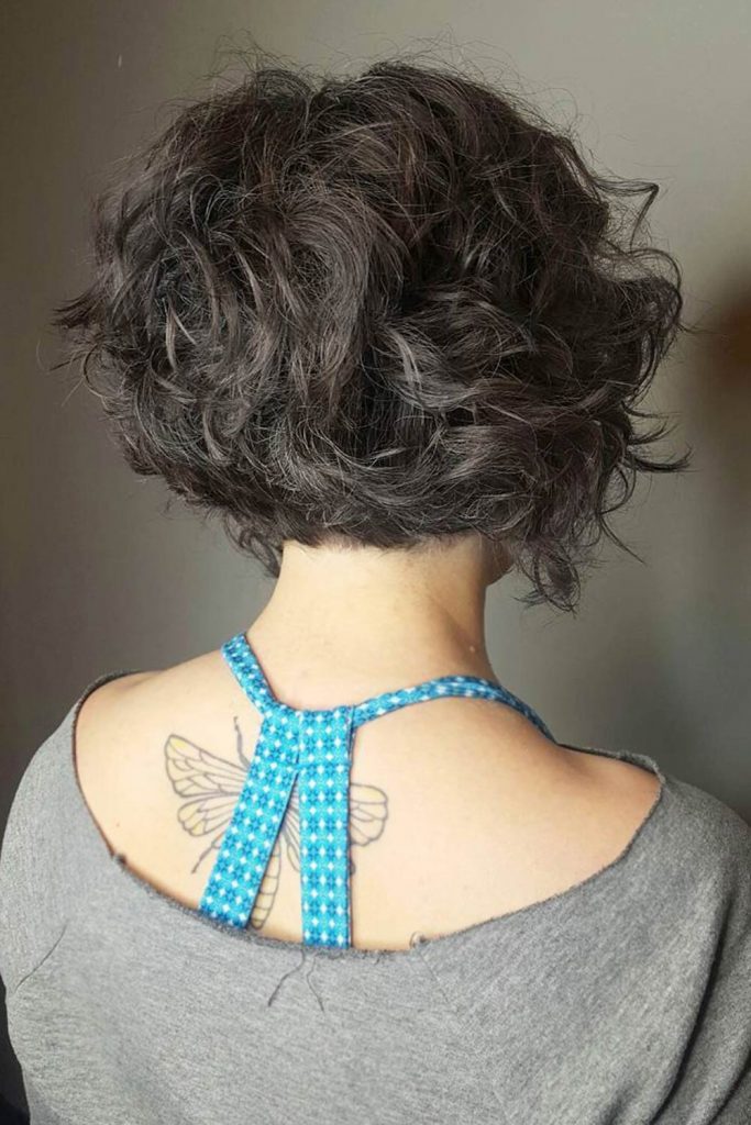 Stacked Short Shag Haircut