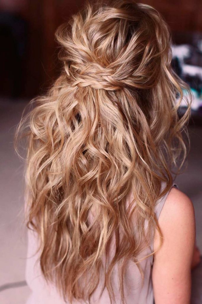 Half-Up Twisted Hairstyles