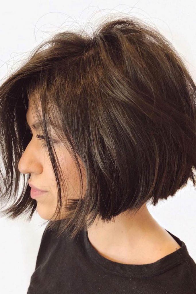 Wedge Bob For Thick Hair