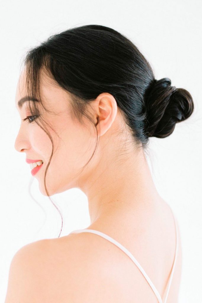 Low Bun Asian Style